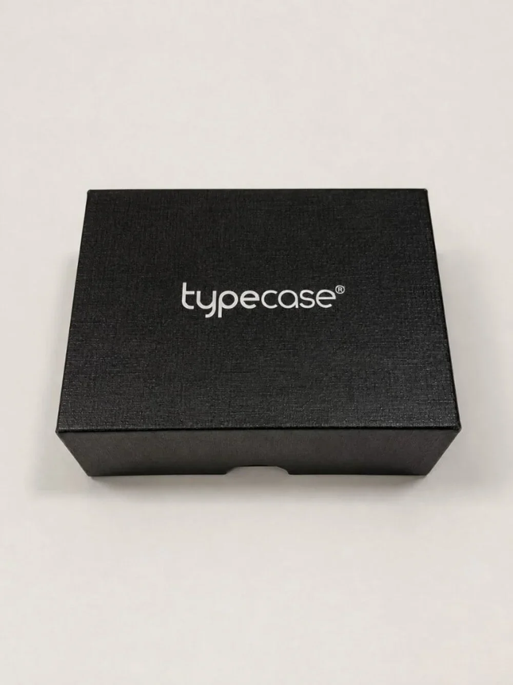 Typecase Mens Black Leather Pop Up Card Wallet RFID Blocking Boxed